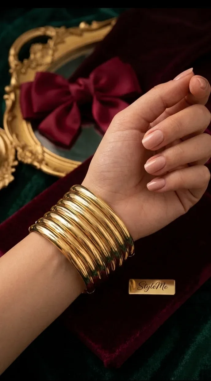 سبيعيات فخمة bracelet 7 pièce Acier inoxydable