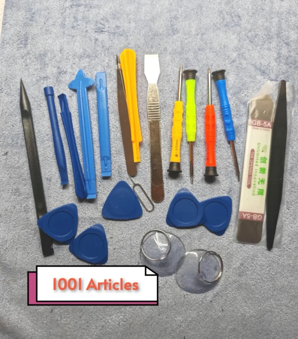 Outils / Kit de Réparation de Téléphone Portable / Smartphone- 22 Pièces.