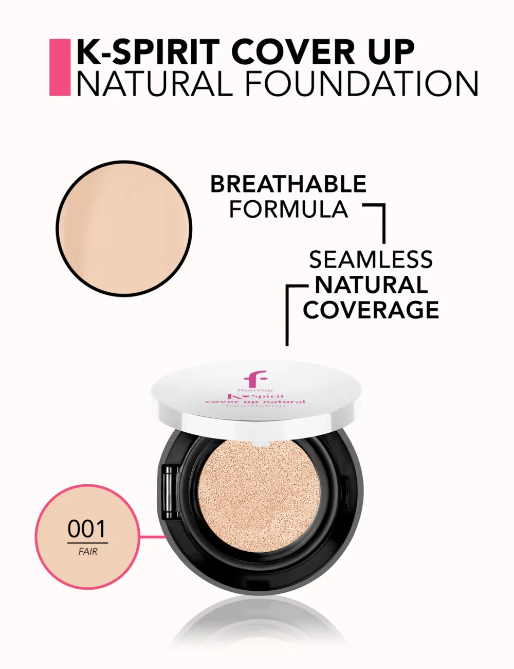 K-Spirit Cover Up Natural Finish Foundation