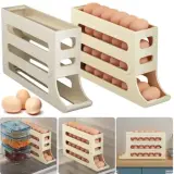علبة و منظمة البيض بحجم عائلي 30 حبة 🥚🥚🥚