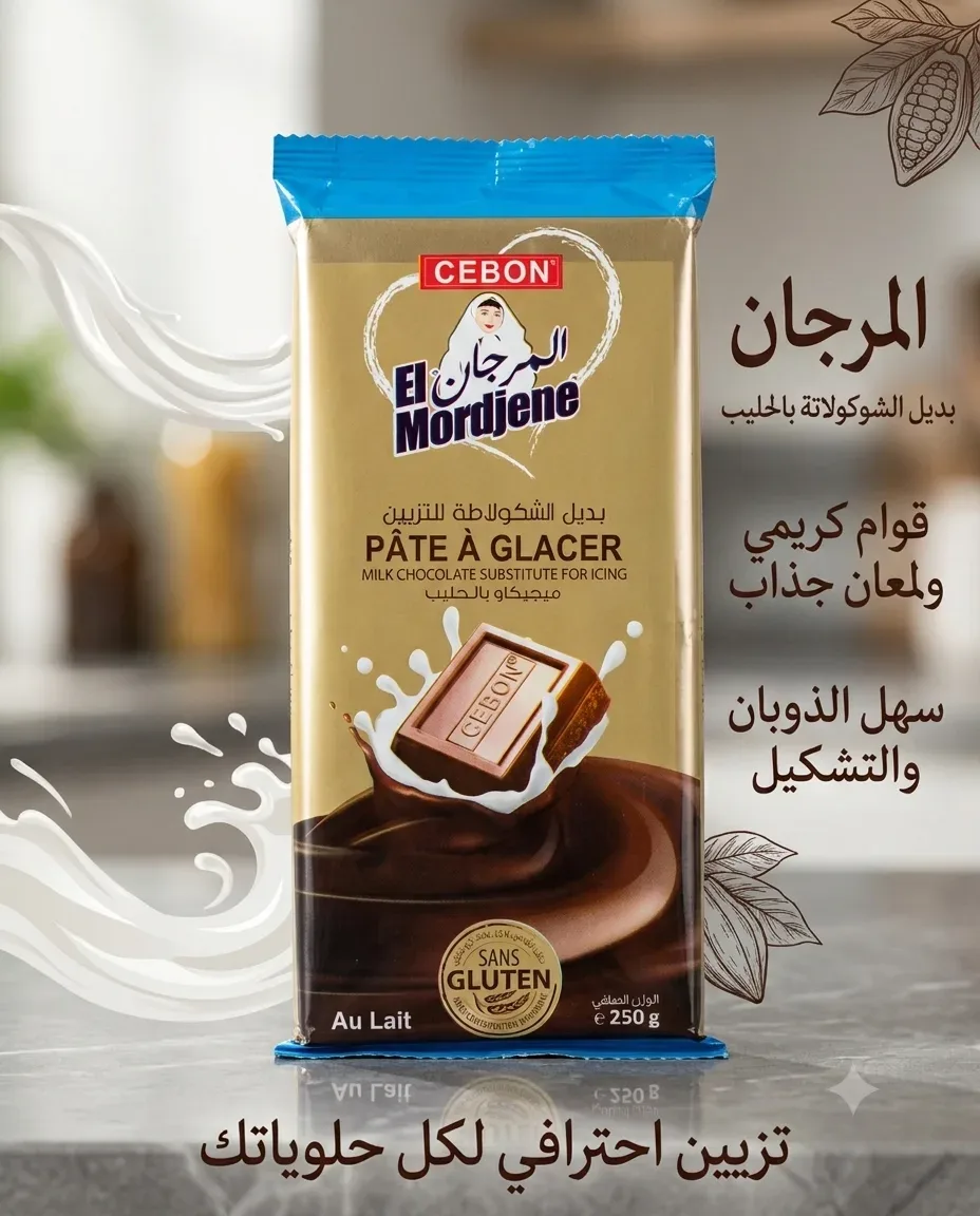 المرجان بديل فيجيكاو بالحليب للتزيين 250غ