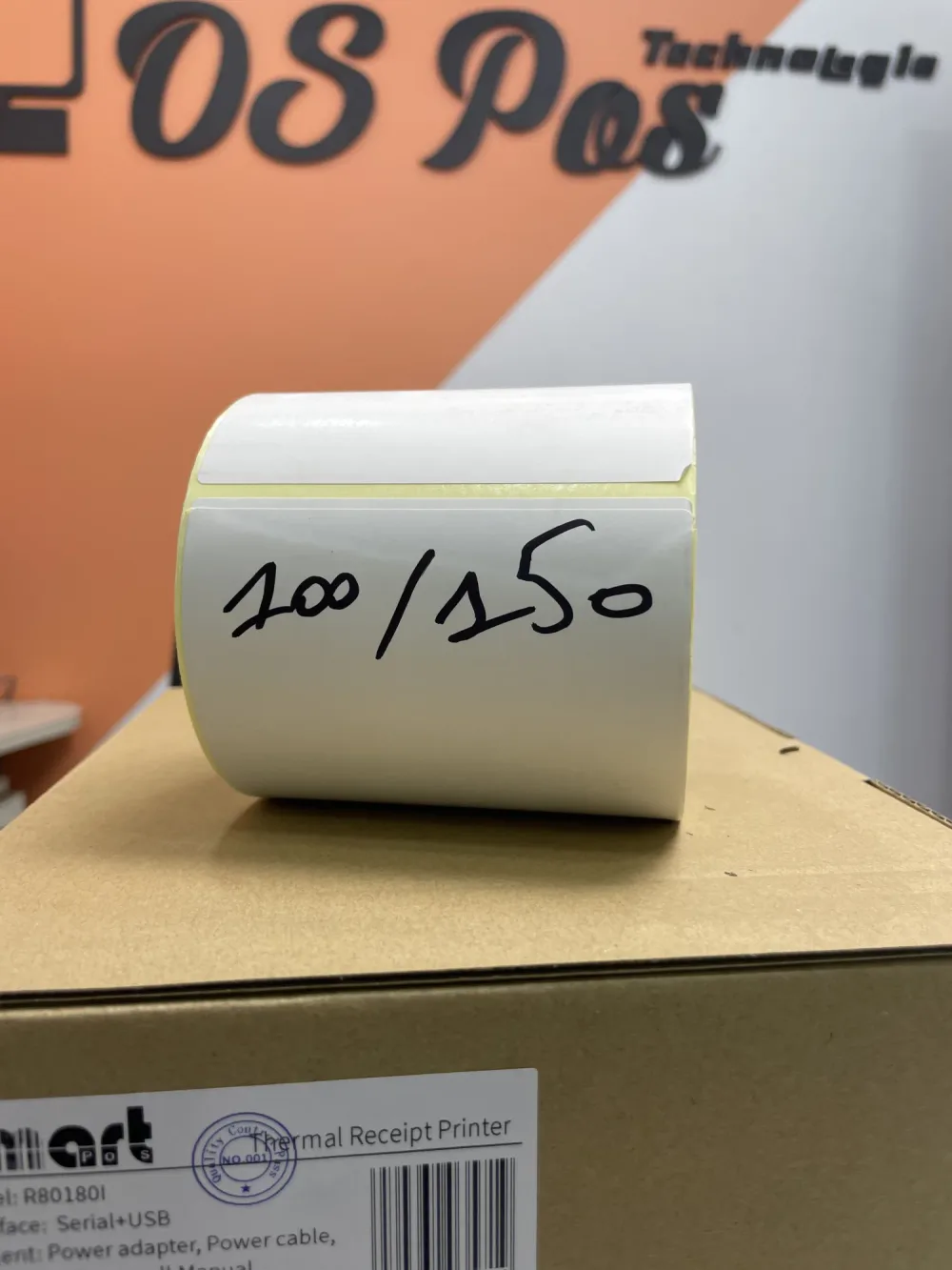 Rouleaux d’étiquettes thermiques 100 x 150 mm