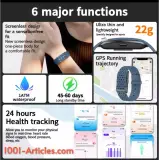 Bracelet Smart - Intelligent - suivi activités sportives - état de santé général