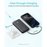Anker Zolo Powerbank 10000mAh 22.5W Fast Charging Power Bank with Built-in USB-C Cable A110D