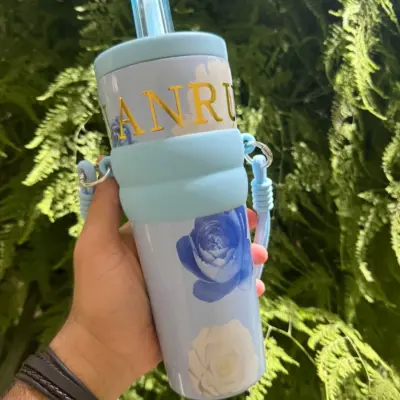 Thermo, floral bleu