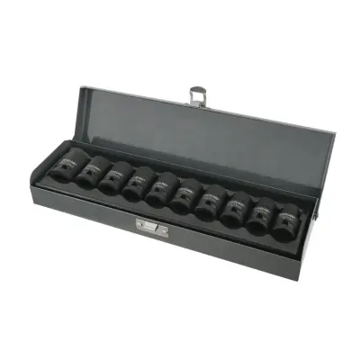 Caisse de Douilles Courtes 1/2" – 10 pcs