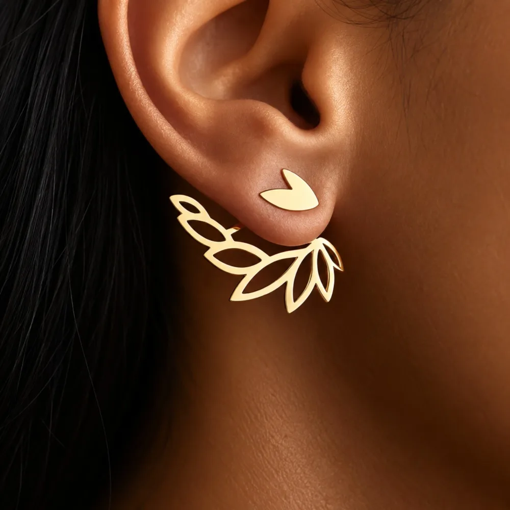 Boucles d’oreilles dorées — 4 modèles