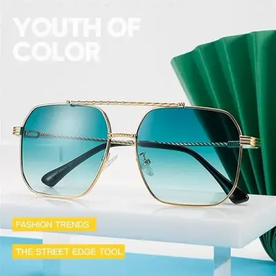 lunettes jackjad coleur vertbleu