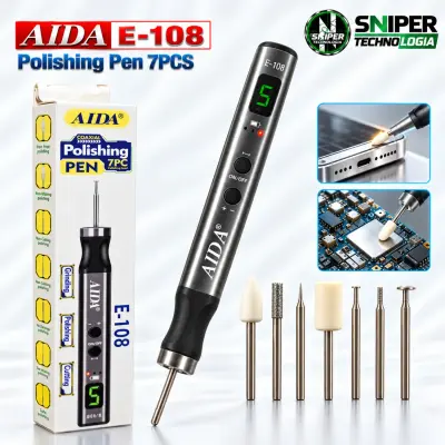 POLISHING PEN 7PCS AIDA E-108