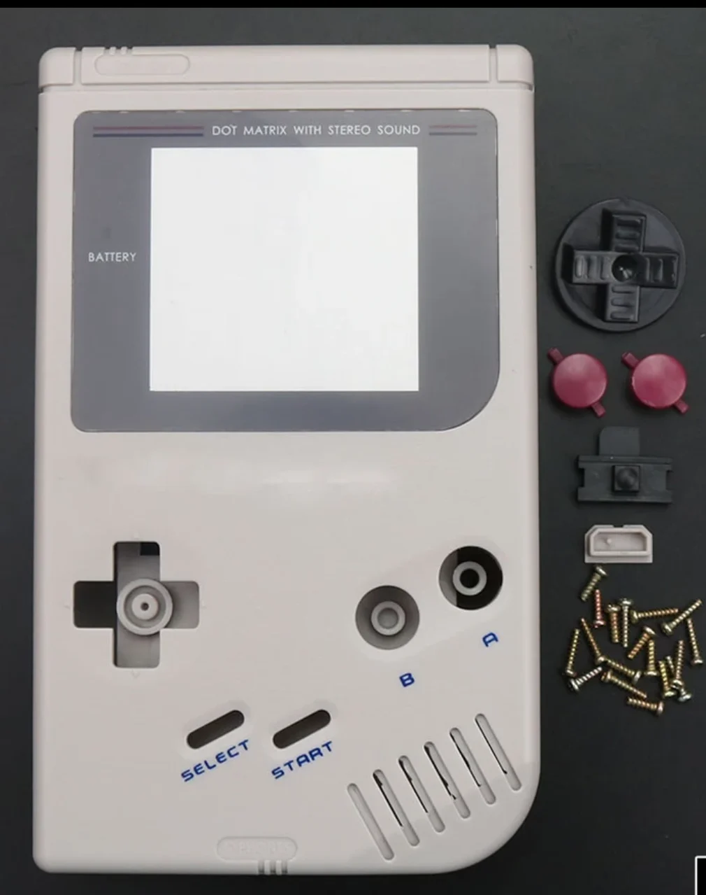 Carcasse GameBoy DMG – Restauration et Customisation