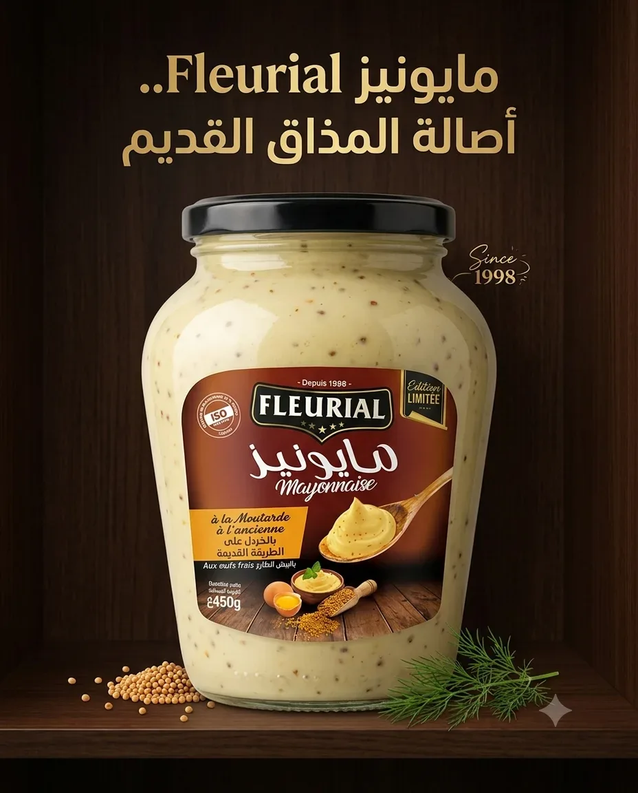 Fleurial مايونيز بالطريقة القديمة 450غ