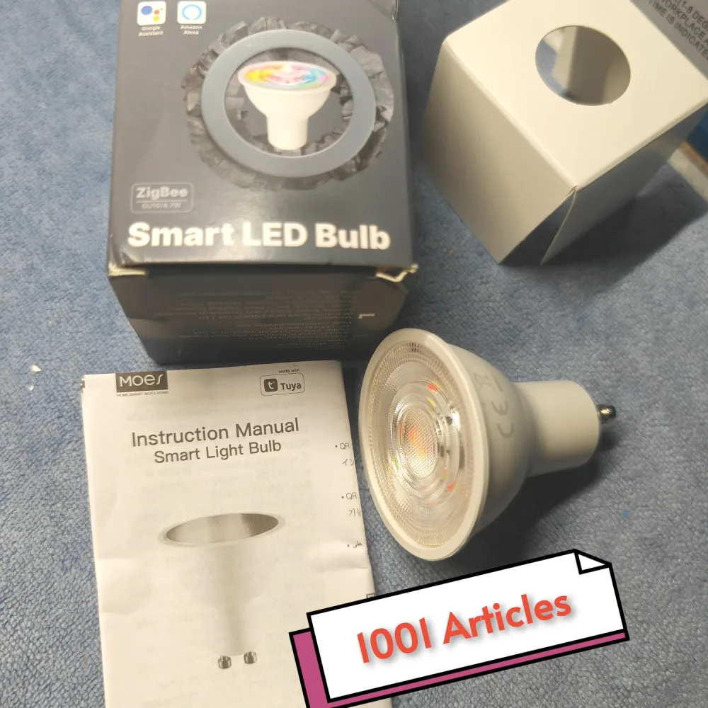 Spot-LED RGB MOES Tuya Zigbee GU10
