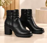 Bottines ARA HighSoft noires à talon – Cuir