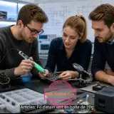 Fer à souder électrique portable, écran LED, Température réglable, USB Type C.