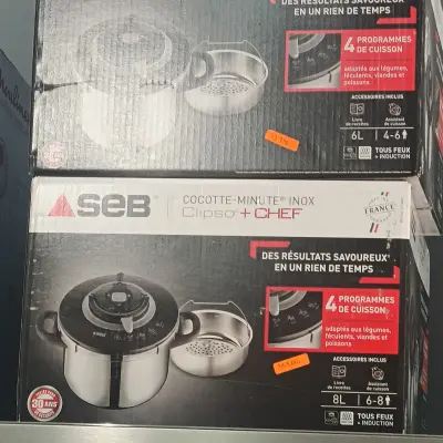 Cocotte seb 6 et 8 litre