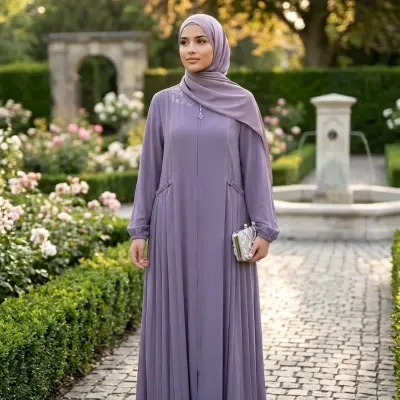 عباءة موف مكسّرة