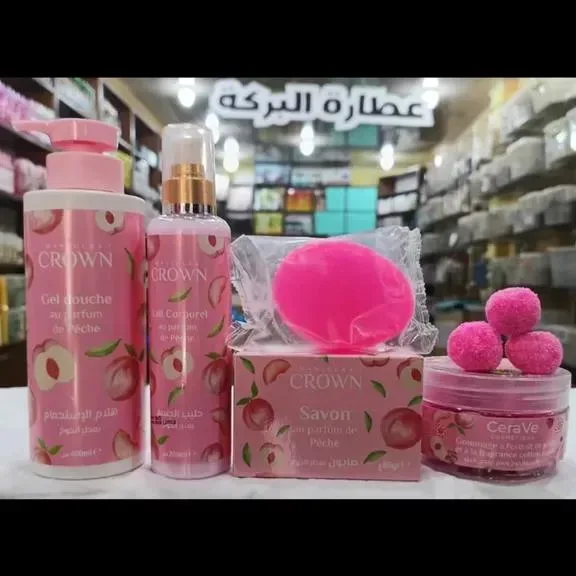 مجموعة الخوخ للعناية بالجسم والبشرة CROWN