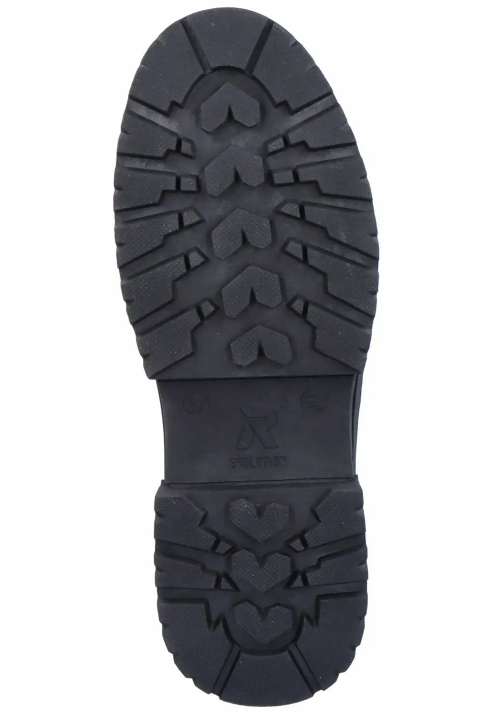 Bottines Femme Rieker Revolution Blanches en Cuir – Semelle Crantée