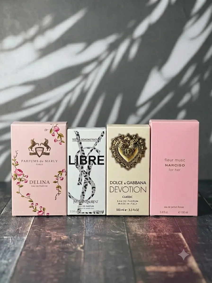 pack 4 parfums