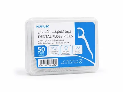 🦷 Fil Dentaire Cure-Dents – Mumuso, 50 Pièces