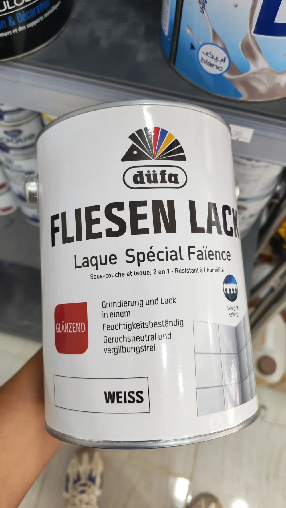 طلاء سيراميك Peinture faience 🇩🇪 2.7L