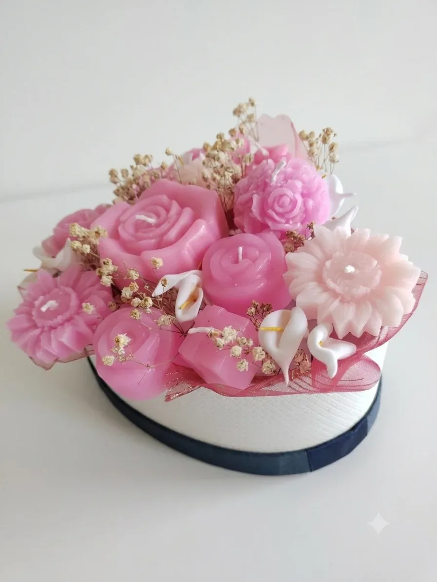 Bouquet Éternel Parfumé - L'Élégance en Cire