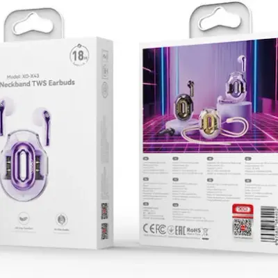 Écouteurs Bluetooth XO X43 TWS Violets