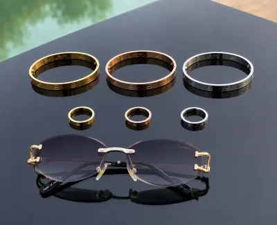 Pack lunette cartier 🇮🇹 + bague & bracelet Cadeau offert