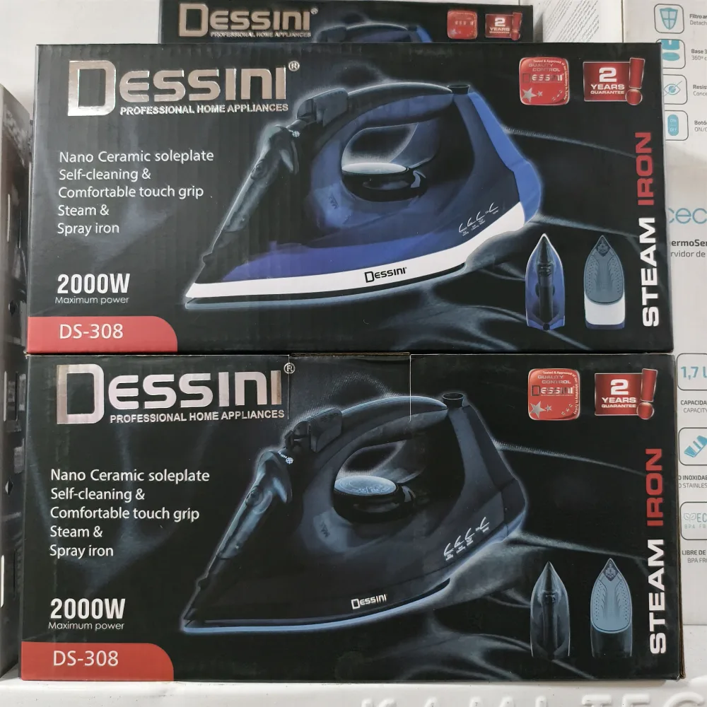 Fer à repasser à vapeur professionnel - Dessini مكواة بخار احترافية - ديسيني