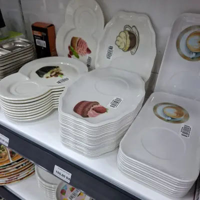 Assiette Petit Déj Mélamine M1