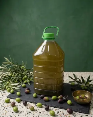 زيت زيتون بكر ممتاز  5لتر اوليفيا جرجرة