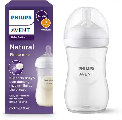 Biberon à Réponse Naturelle plastique de 260 ml