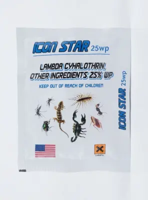 مبيد الحشرات الفعّال ICON STAR 25% WP