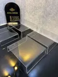حامل حلويات المربع