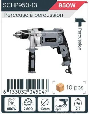 Perceuse Schneider 950w