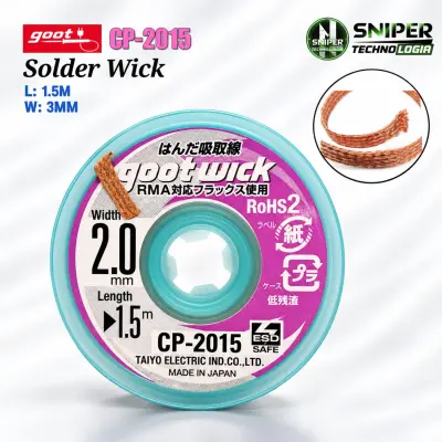 DESOLDERING WICK GOOT WICK CP-2015