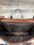 Cartable en cuir véritable SALVADOR FERRAGAMO