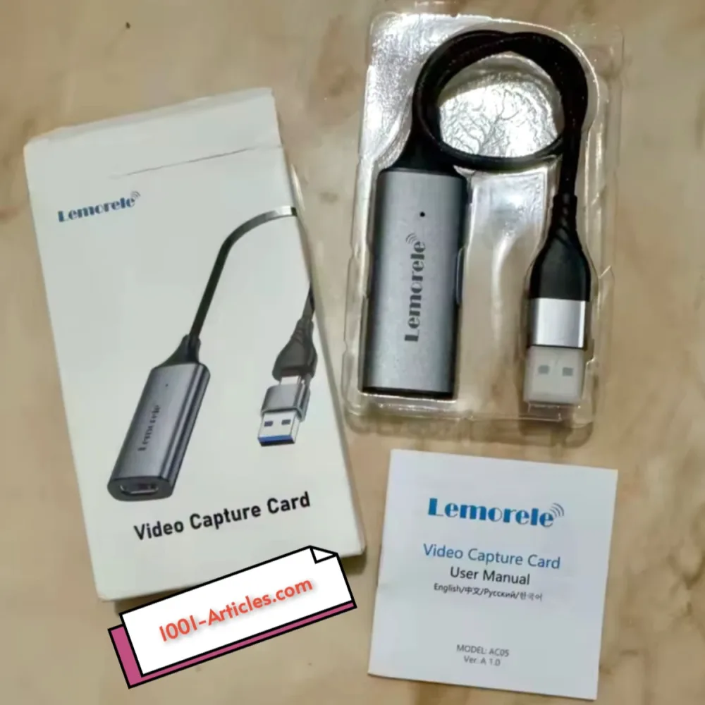 Carte d'acquisition vidéo HDMI vers USB / USB Type C à 1080p