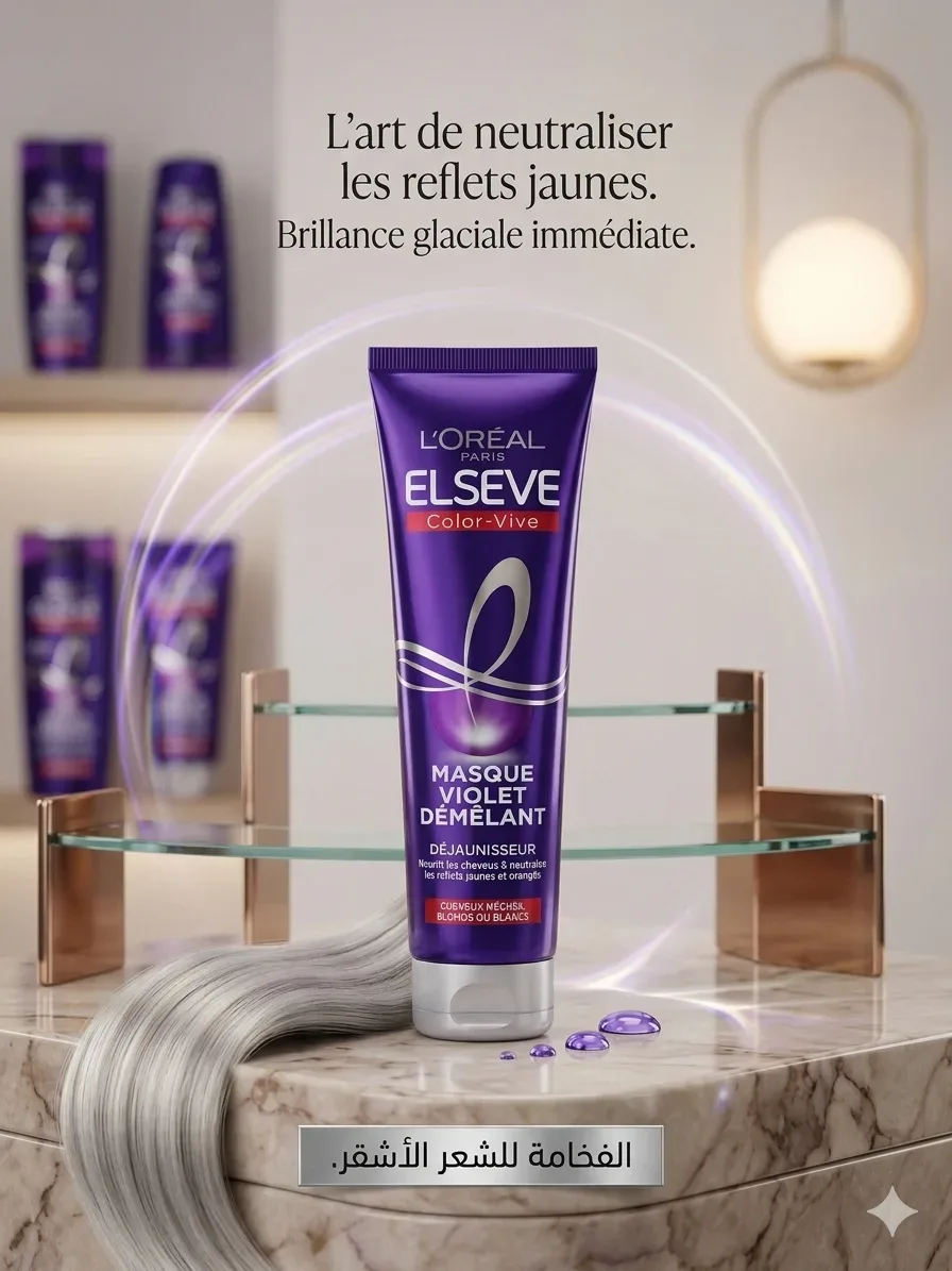 ماسك للعناية بالشعر "L'Oréal Elseve Color-Vive"
