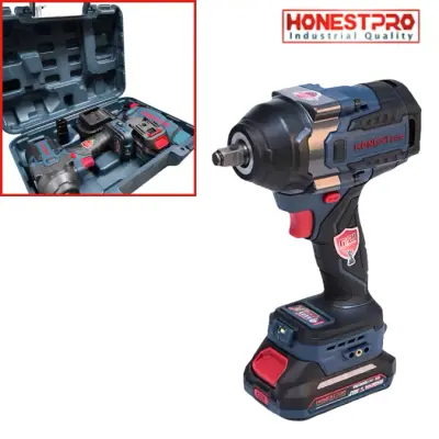 Boulonneuse a choc a batterie 21V 4.0AH 1100Nm YAE6114 HONESTPRO En stock