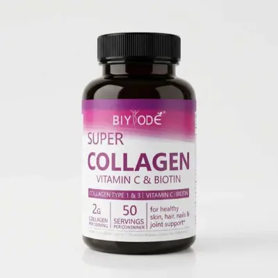 biyode super collagen + vitamin c & biotin 100 tablets