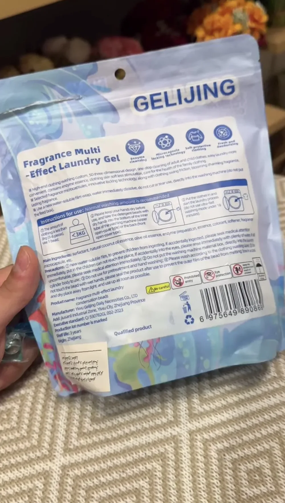 ✨ Perles de Lavage Aromatiques 5 in 1 GELINING