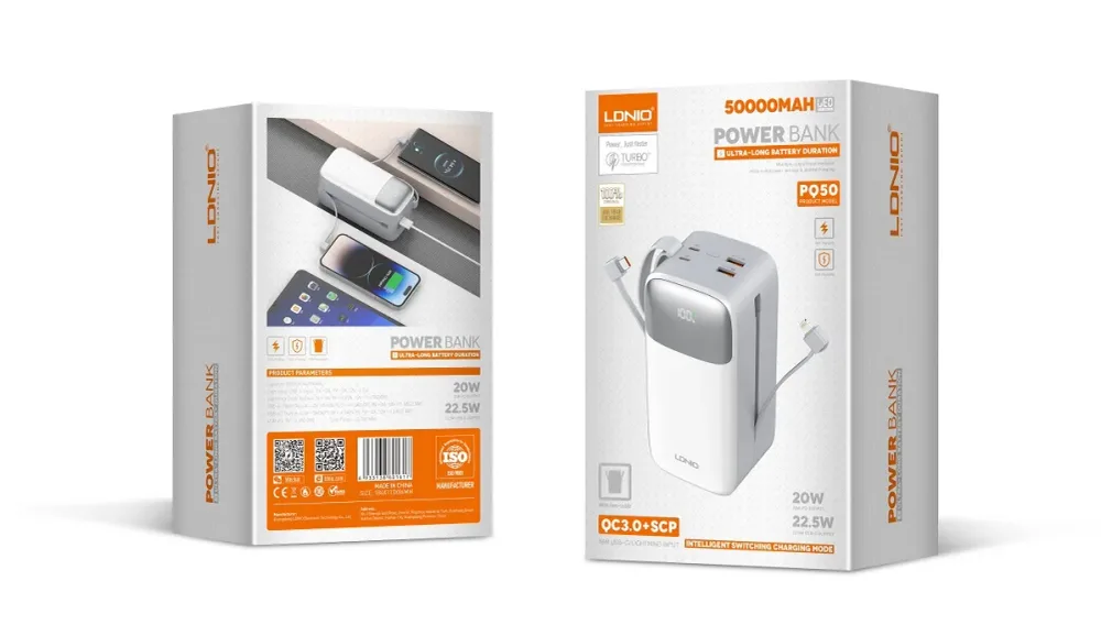 Power Bank PQ50 50000mAh