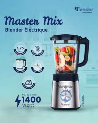 الخلاط الكهربائي Master Mix من Blender électrique – Condor