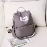 Sac à dos oxford Antivol étanche Pour Femme - Gris