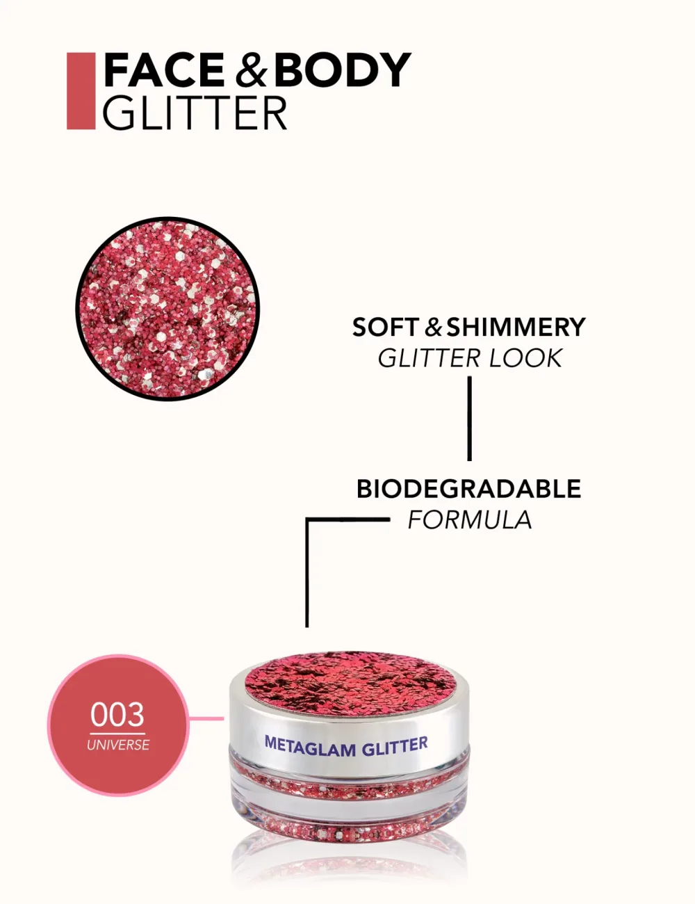METAGLAM GLITTER FACE&BODY