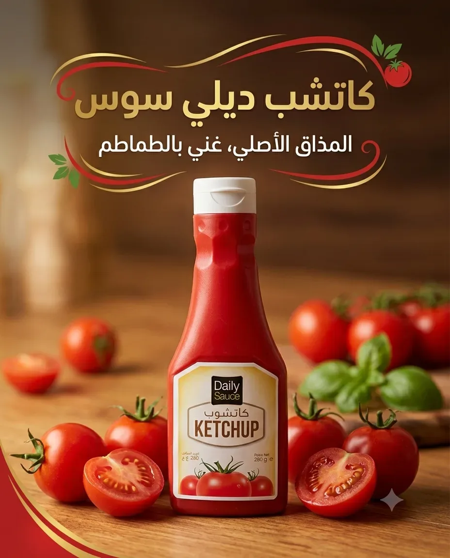 Daily sauce كاتشوب 280غ