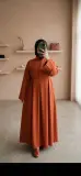 فستان بالأزرار
