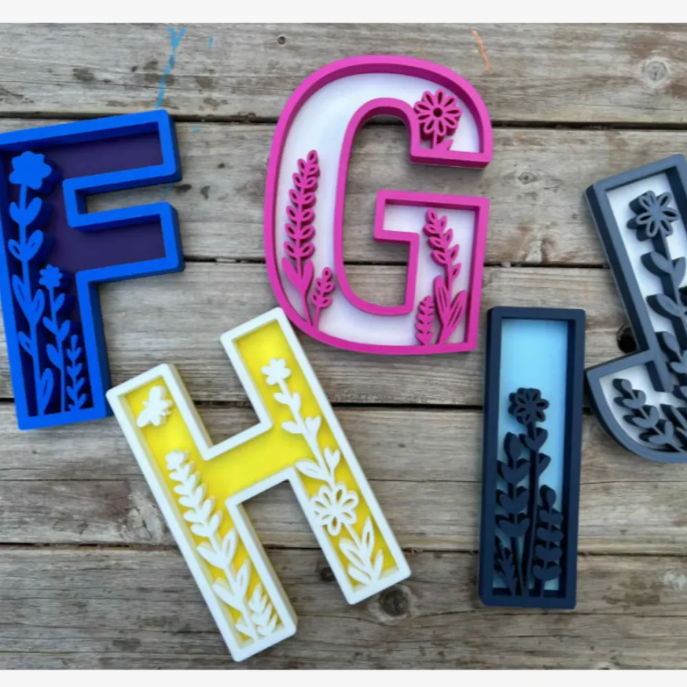 Lettres de Décoration Florale