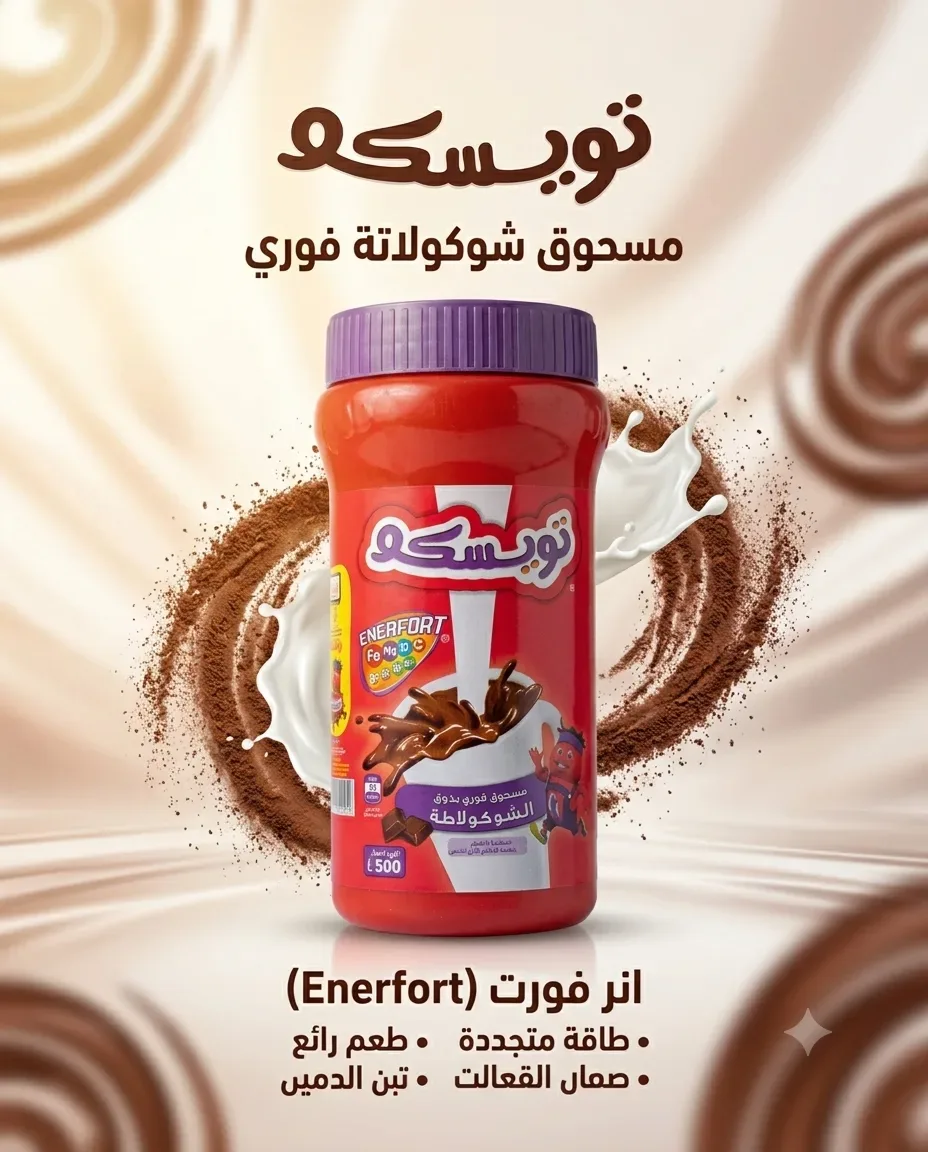تويسكو مسحوق شوكولاتة فوري 500غ